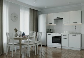 Кухонный гарнитур Белый Глянец 2000 (Стол. 38мм) в Полевском - polevskoy.ok-mebel.com | фото