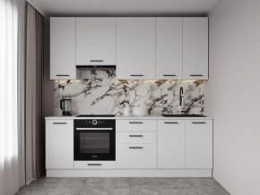 Кухонный гарнитур Белый Глянец 2400 h950 (Стол. 38мм) в Полевском - polevskoy.ok-mebel.com | фото