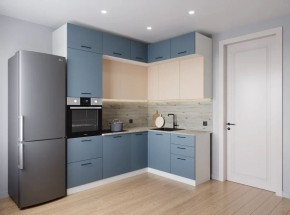 Кухонный гарнитур Фьюжн 2200*1700 (Стол. 38мм) в Полевском - polevskoy.ok-mebel.com | фото