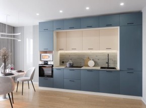 Кухонный гарнитур Фьюжн 3400 (Стол. 38мм) в Полевском - polevskoy.ok-mebel.com | фото