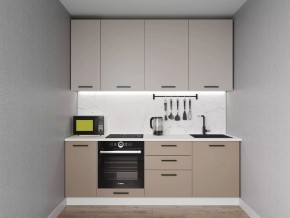 Кухонный гарнитур Каппучино 2200 h950 (Стол. 26мм) в Полевском - polevskoy.ok-mebel.com | фото
