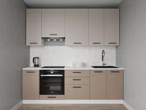 Кухонный гарнитур Каппучино 2400 h950 (Стол. 26мм) в Полевском - polevskoy.ok-mebel.com | фото