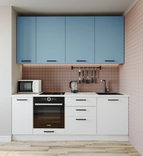 Кухонный гарнитур Капри 2200 h950 (Стол. 38мм) в Полевском - polevskoy.ok-mebel.com | фото