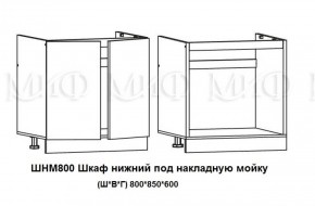 ЛИЗА-2 Кухонный гарнитур 1,6 Белый глянец холодный в Полевском - polevskoy.ok-mebel.com | фото 6