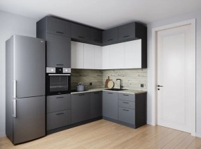 Кухонный гарнитур Меренга 2200*1700 (Стол. 26мм) в Полевском - polevskoy.ok-mebel.com | фото