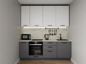 Кухонный гарнитур Меренга 2200 h950 (Стол. 26мм) в Полевском - polevskoy.ok-mebel.com | фото
