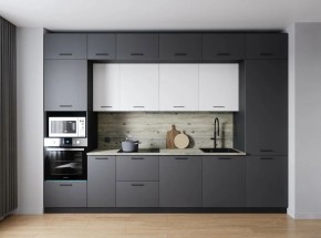 Кухонный гарнитур Меренга 3400 (Стол. 26мм) в Полевском - polevskoy.ok-mebel.com | фото