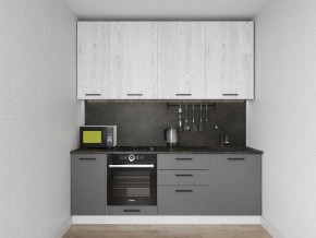 Кухонный гарнитур Санторини 2200 h 950 (Стол. 38мм) в Полевском - polevskoy.ok-mebel.com | фото
