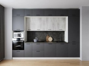 Кухонный гарнитур Санторини 3400 (Стол. 26мм) в Полевском - polevskoy.ok-mebel.com | фото