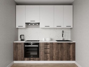 Кухонный гарнитур Старое Дерево 2400 h950 (Стол. 38мм) в Полевском - polevskoy.ok-mebel.com | фото