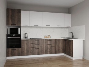 Кухонный гарнитур Старое Дерево 3200*1400 (Стол. 26мм) в Полевском - polevskoy.ok-mebel.com | фото