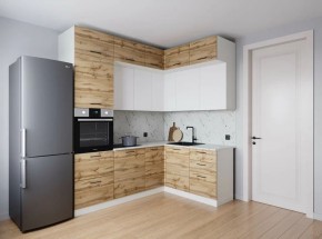 Кухонный гарнитур угловой Лада 2200*1700 (Стол. 26мм) в Полевском - polevskoy.ok-mebel.com | фото