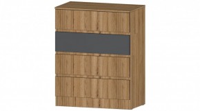 ЛЕНОРА Комод 4 ящика (графит) в Полевском - polevskoy.ok-mebel.com | фото