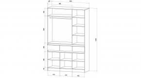 ЛЕНОРА Спальный гарнитур (модульный) кашемир в Полевском - polevskoy.ok-mebel.com | фото 9