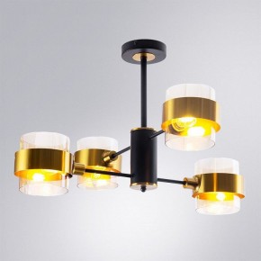 Люстра на штанге Arte Lamp Carlo A8205SP-4BK в Полевском - polevskoy.ok-mebel.com | фото 2