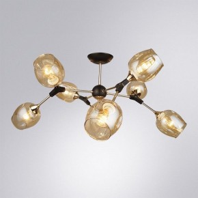 Люстра на штанге Arte Lamp Seppia A4211PL-8BK в Полевском - polevskoy.ok-mebel.com | фото 2