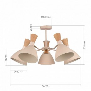 Люстра на штанге EVOLUCE VISTA SLE1256-502-05 в Полевском - polevskoy.ok-mebel.com | фото 8