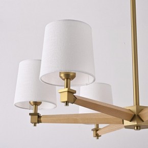 Люстра на штанге Imperiumloft Jorgenson White/Light wood STAVRA01 в Полевском - polevskoy.ok-mebel.com | фото 11