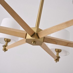Люстра на штанге Imperiumloft Jorgenson White/Light wood STAVRA01 в Полевском - polevskoy.ok-mebel.com | фото 13