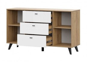 МИЛАН Детская (Дуб Золотой/Белый матовый) в Полевском - polevskoy.ok-mebel.com | фото 17