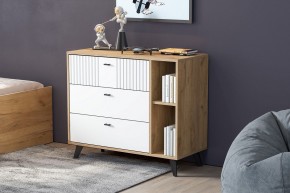 МИЛАН Детская (Дуб Золотой/Белый матовый) в Полевском - polevskoy.ok-mebel.com | фото 51
