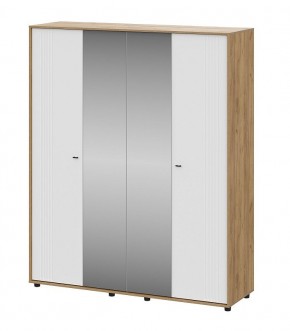 МИЛАН Спальня (Дуб Золотой/Белый матовый) в Полевском - polevskoy.ok-mebel.com | фото 41