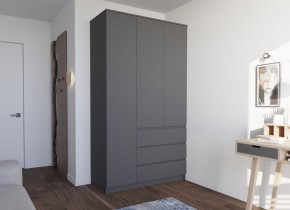 МОРИ МШ 1200.1 Шкаф (графит) в Полевском - polevskoy.ok-mebel.com | фото