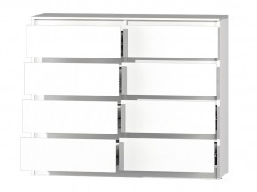 МС "Хилтон" Комод №3 1200 (8 ящ.) белый текстурный в Полевском - polevskoy.ok-mebel.com | фото 3