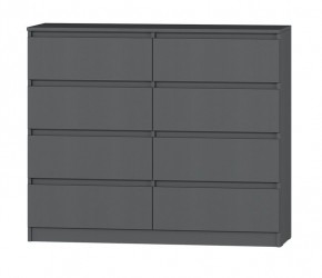МС "Хилтон" Комод №3 1200 (8 ящ.) графит в Полевском - polevskoy.ok-mebel.com | фото 2