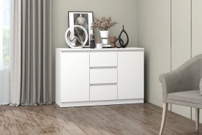 МС "Хилтон" Комод №4 1200 (белый текстурный) в Полевском - polevskoy.ok-mebel.com | фото