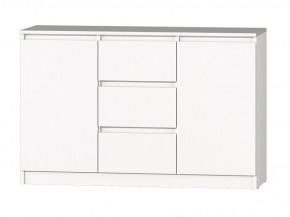 МС "Хилтон" Комод №4 1200 (белый текстурный) в Полевском - polevskoy.ok-mebel.com | фото 2