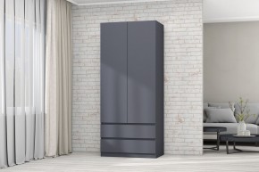 МС "Хилтон" Шкаф №3 900 (Графит) в Полевском - polevskoy.ok-mebel.com | фото