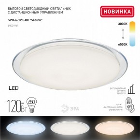 Накладной светильник Эра Классик SPB-6-120-RC Saturn (С) в Полевском - polevskoy.ok-mebel.com | фото 3