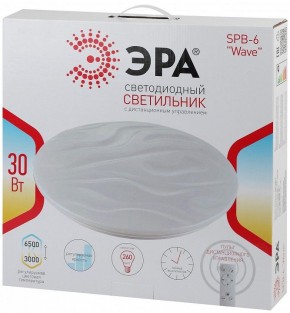 Накладной светильник Эра Классик SPB-6-30-RC Wave в Полевском - polevskoy.ok-mebel.com | фото 3