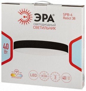 Накладной светильник Эра Relict Relict 38 SPB-6-40 4К BK в Полевском - polevskoy.ok-mebel.com | фото 6
