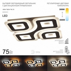 Накладной светильник Эра  SPB-6 GEO 4 RC 75 в Полевском - polevskoy.ok-mebel.com | фото 2