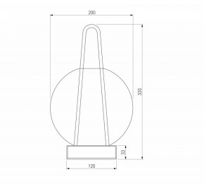 Настольная лампа декоративная Eurosvet Frasco 80507/1 черный в Полевском - polevskoy.ok-mebel.com | фото 3