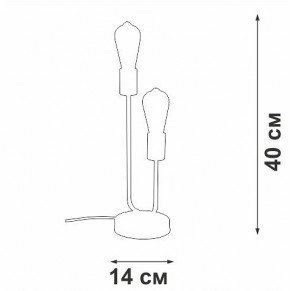 Настольная лампа декоративная Vitaluce V3005 V3005-1/2L в Полевском - polevskoy.ok-mebel.com | фото 5