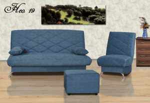 Комплект мягкой мебели НЕО 19 (3+1+ Пуф) в Полевском - polevskoy.ok-mebel.com | фото 1