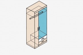 НИКА Н10з Шкаф для одежды в Полевском - polevskoy.ok-mebel.com | фото 4
