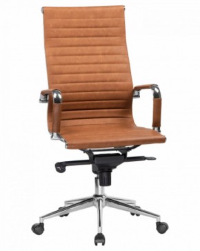 Офисное кресло для руководителей DOBRIN CLARK LMR-101F светло-коричневый №321 в Полевском - polevskoy.ok-mebel.com | фото