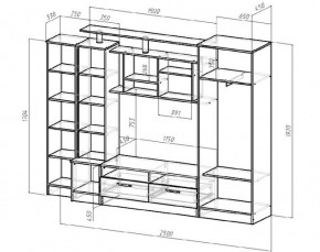 ОСКАР Гостиная (ЯШТ/ЯШС) в Полевском - polevskoy.ok-mebel.com | фото 2