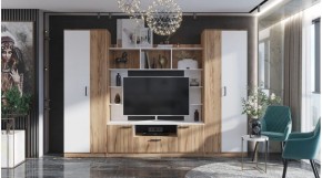 ПАЛЕРМО Гостиная (Дуб вотан/Белый) в Полевском - polevskoy.ok-mebel.com | фото