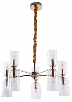 Подвесная люстра Arte Lamp Charm A1623LM-10GO в Полевском - polevskoy.ok-mebel.com | фото