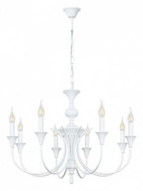 Подвесная люстра Arte Lamp Collinetta A4094LM-8WH в Полевском - polevskoy.ok-mebel.com | фото 2