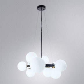 Подвесная люстра Arte Lamp Gemini A2243SP-10BK в Полевском - polevskoy.ok-mebel.com | фото 3