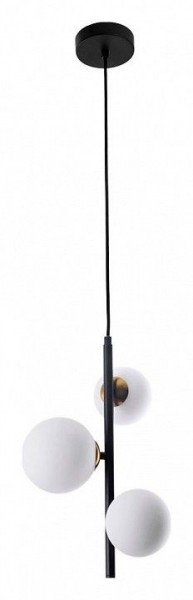 Подвесная люстра Arte Lamp Gemini A2243SP-3BK в Полевском - polevskoy.ok-mebel.com | фото 2