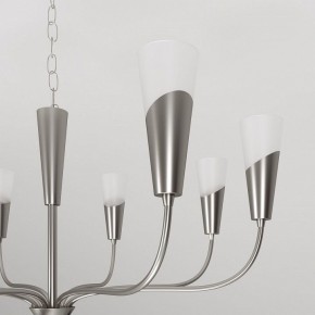 Подвесная люстра Eurosvet Rhyton 60167/8 никель в Полевском - polevskoy.ok-mebel.com | фото 8
