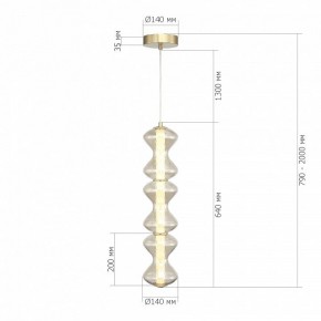 Подвесная люстра ST-Luce SPINE SL6136.213.01 в Полевском - polevskoy.ok-mebel.com | фото 4