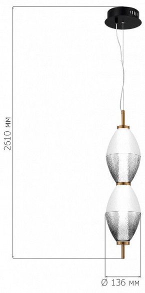Подвесной светильник ST-Luce Ice SL6130.403.15 в Полевском - polevskoy.ok-mebel.com | фото 4